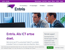 Tablet Screenshot of entris.nl